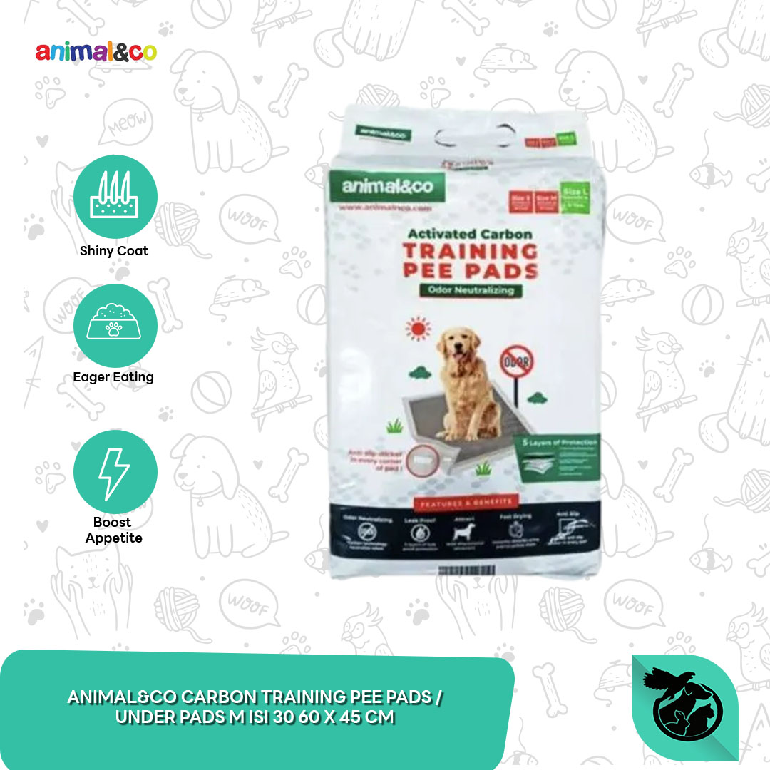Animal&Co Underpad Carbon Training Pee Pads Under pads - Image 2