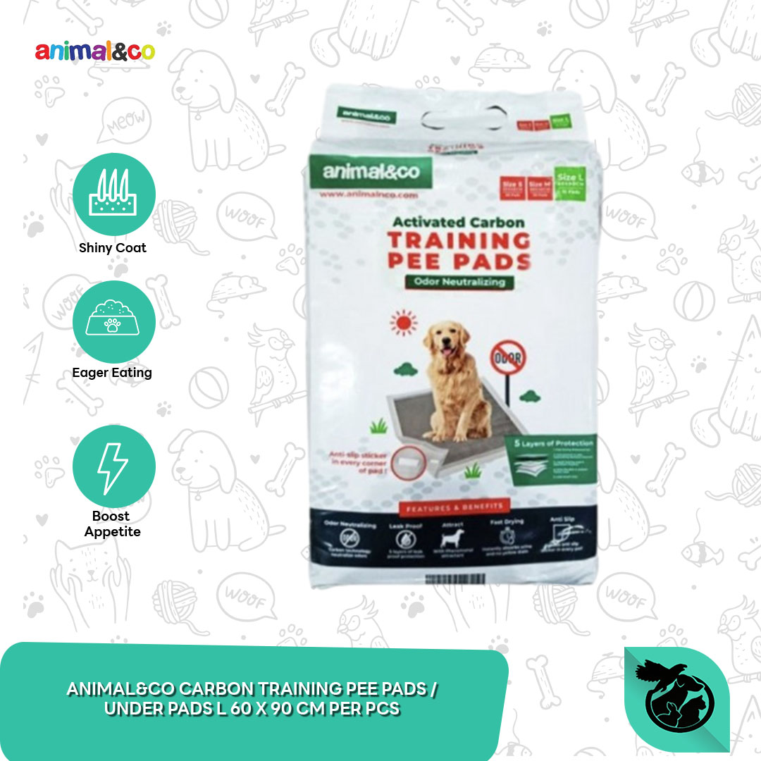 Animal&Co Underpad Carbon Training Pee Pads Under pads Per PCS
