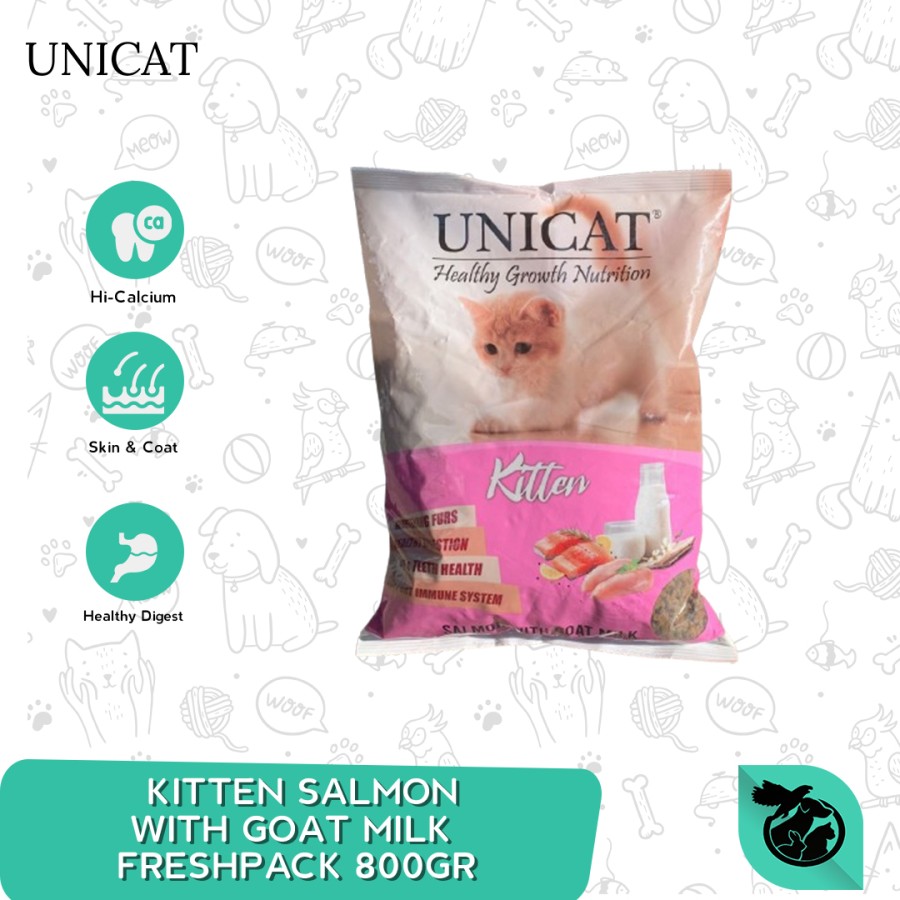 Makanan Kucing Kering Unicat Dry Cat Food Fresh Pack 800 Gram