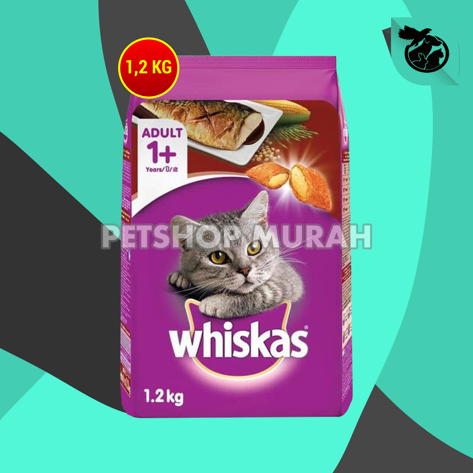 Whiskas Adult & Junior Kitten Dry Cat Food All Variants 1.2kg - Image 2