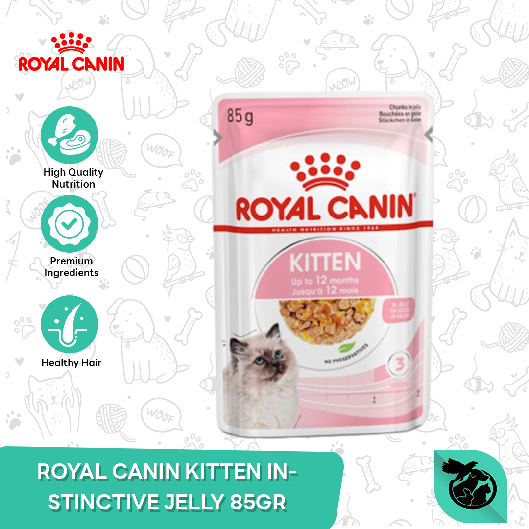Royal Canin Instinctive Kitten Wet Pouch Cat Food Makanan Anak Kucing 85gr - Image 3