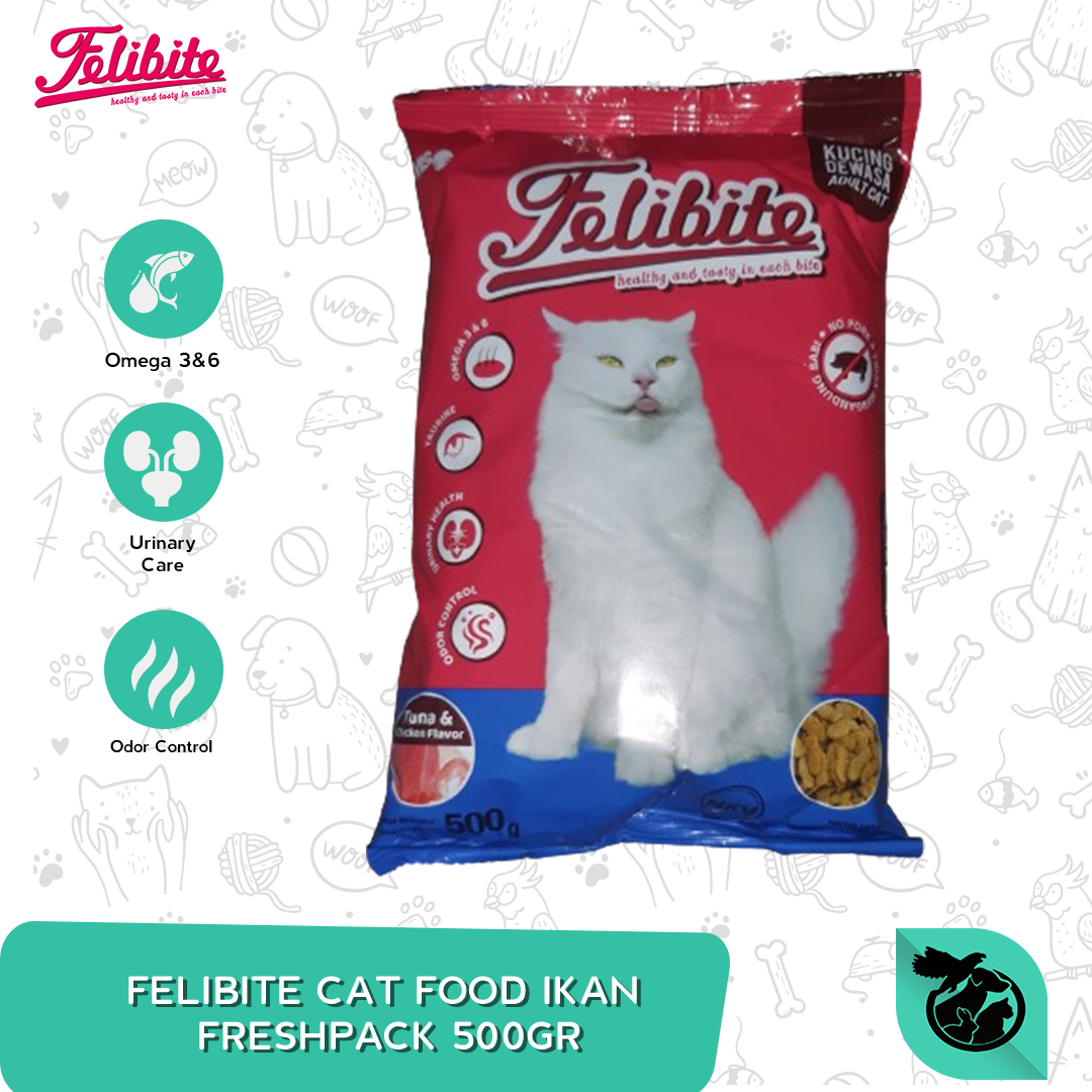 Makanan Kucing Kering Felibite Adult Kitten Dry Cat Food Fresh Pack 500 Gram - Image 3