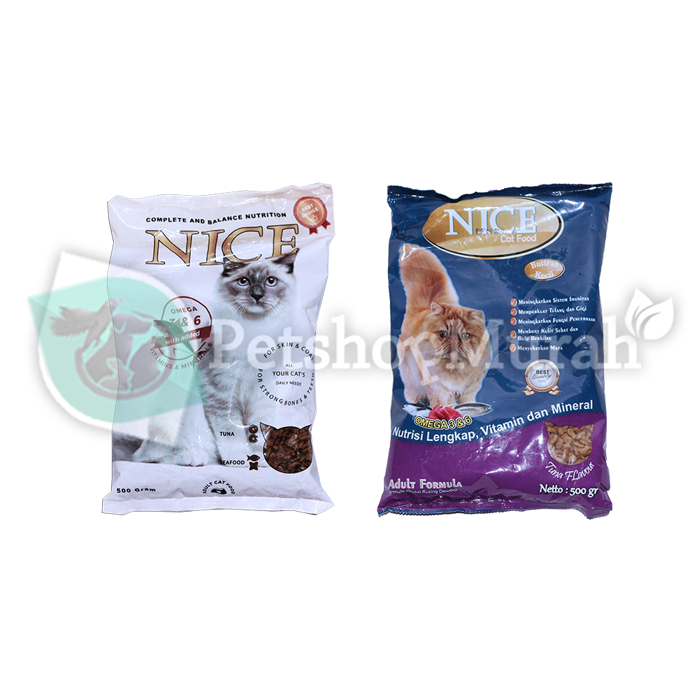 Makanan Kucing Nice Cat Tuna 500gr Freshpack Cat Food 500gram non bolt