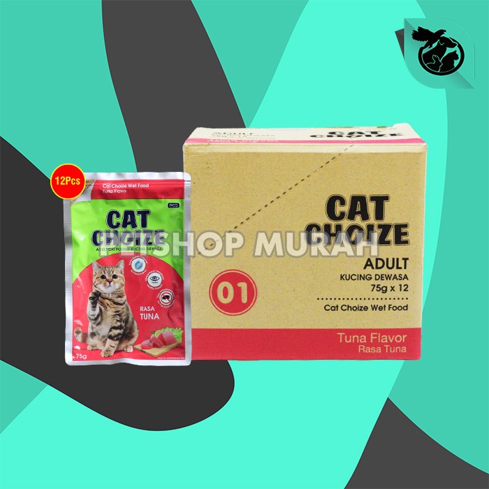 Makanan Basah Kucing Sachet Cat Choize Pouch Wet Food Grosir Dus 12PCS - Image 2