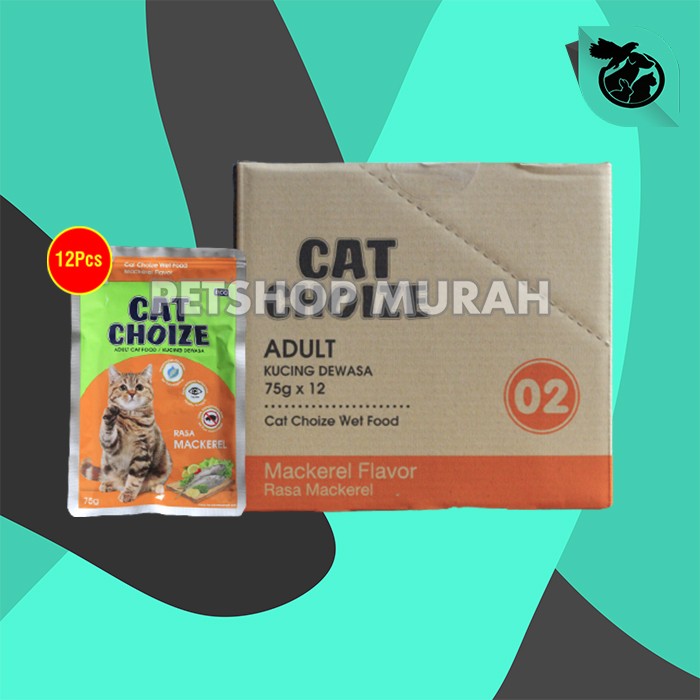 Makanan Basah Kucing Sachet Cat Choize Pouch Wet Food Grosir Dus 12PCS - Image 3