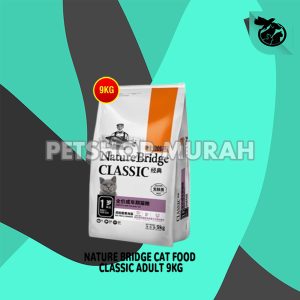 Nature Bridge Classic Adult Cat Food Dry Makanan Kucing 9 Kg
