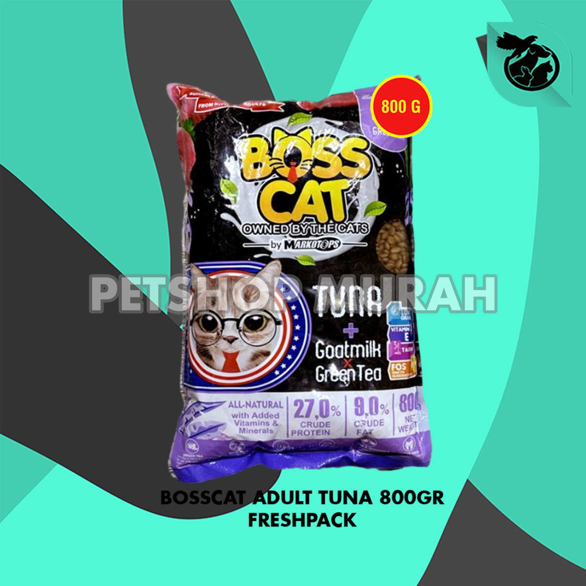 Makanan Kucing Boss Cat Food Adult Kitten 800 Gram Fresh Pack - Image 3