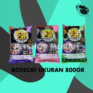 Makanan Kucing Boss Cat Food Adult Kitten 800 Gram Fresh Pack