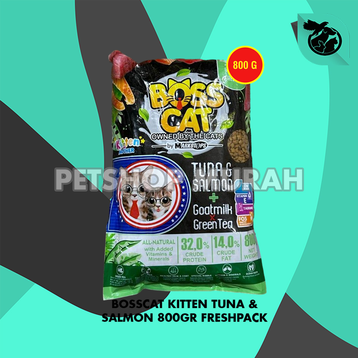 Makanan Kucing Boss Cat Food Adult Kitten 800 Gram Fresh Pack - Image 4