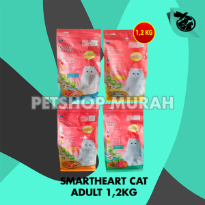 Smartheart Cat Adult Dry Food Makanan Kucing Dewasa 1.2kg