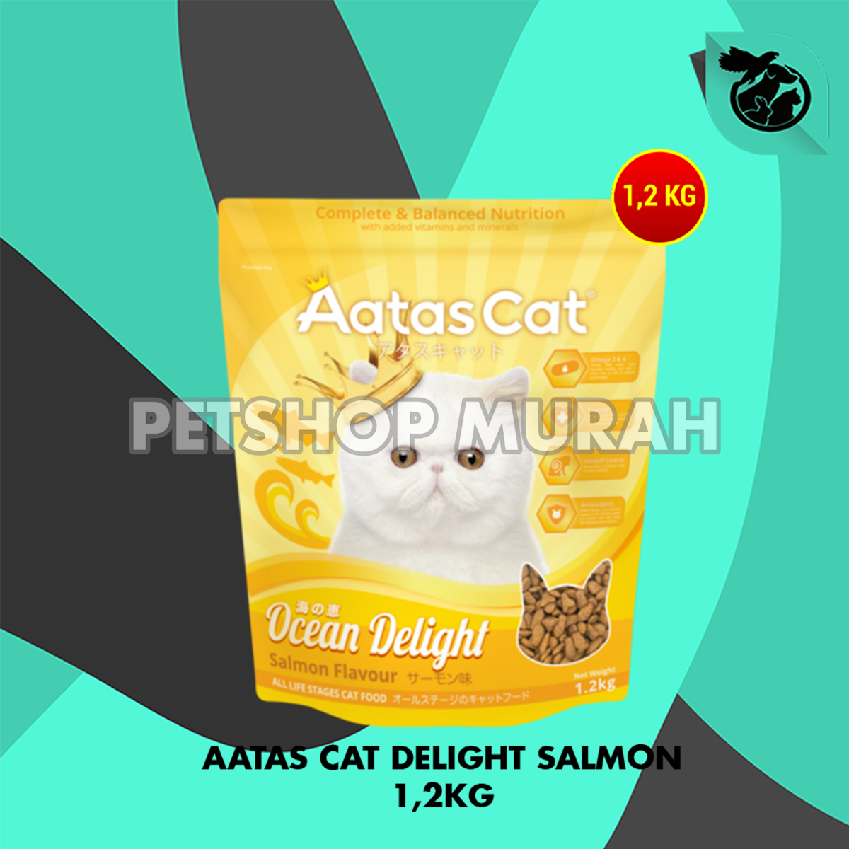 Makanan Kucing Dewasa Aatas Cat Adult Food 1.2 Kg - Image 5