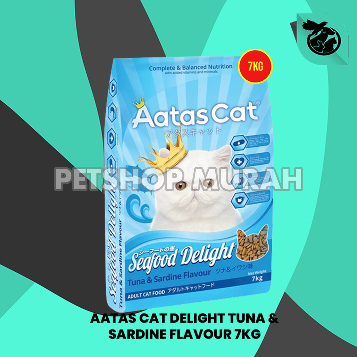 Makanan Kucing Dewasa Aatas Cat Adult Food 7 Kg - Image 4