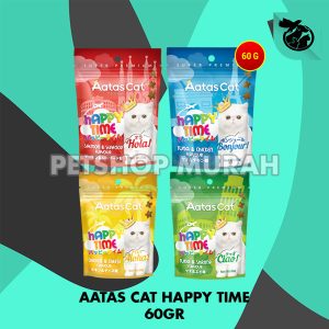 Snack Cemilan Kucing Aatas Cat Treats 60 Gram