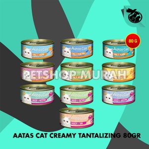 Makanan Kucing Kaleng Aatas Cat Food Can 80 Gram