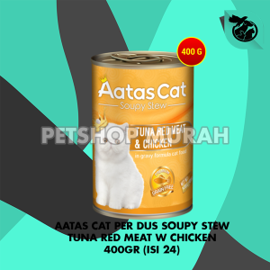 Makanan Kucing Aatas Cat Food Kaleng Can Grosir Dus Isi 24 Pcs 400 gram