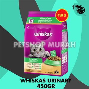 Whiskas Urinary Adult Dry Cat Food Makanan Kucing Dewasa 450gr