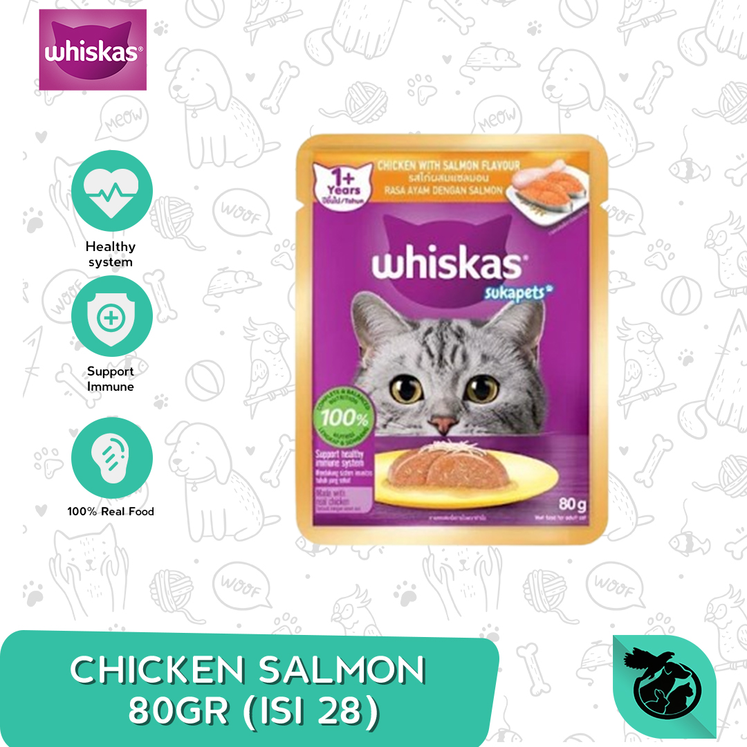 Makanan Basah Kucing Whiskas Sachet Pouch Grosir Dus isi 24 PCS 85 Gram - Image 2
