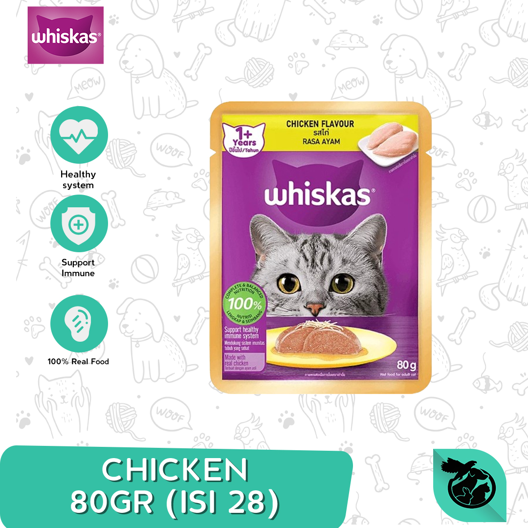 Makanan Basah Kucing Whiskas Sachet Pouch Grosir Dus isi 24 PCS 85 Gram - Image 3