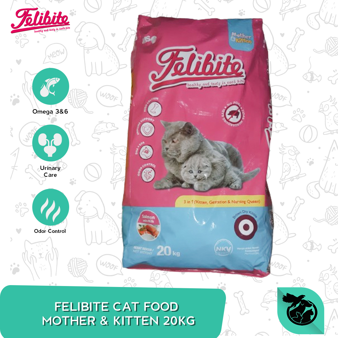 Makanan Kucing Kering Felibite Adult Kitten Dry Cat Food 20 Kg - Image 2