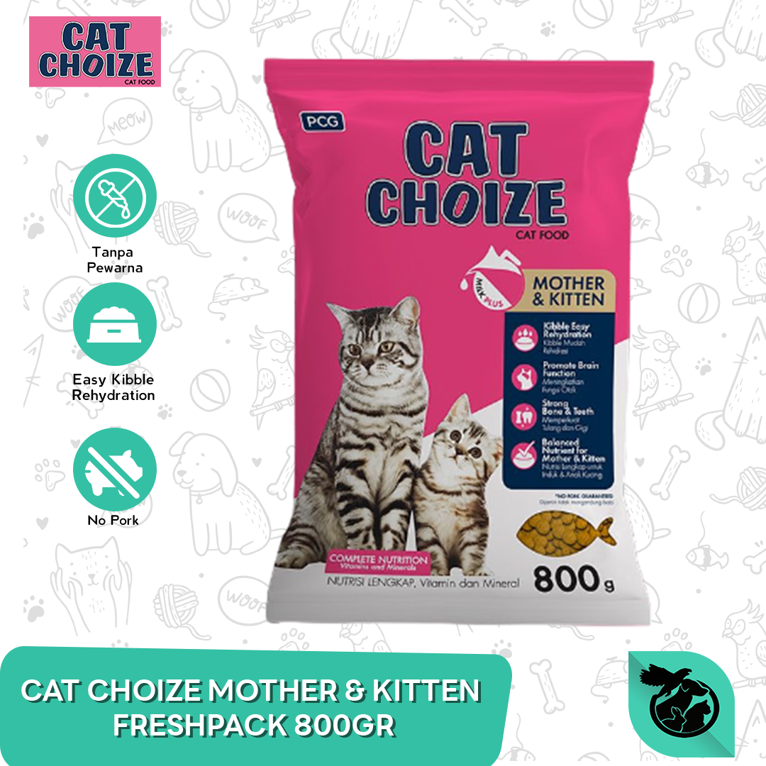 Makanan Kucing Cat Choize Mother Kitten Cat Food 800 gra