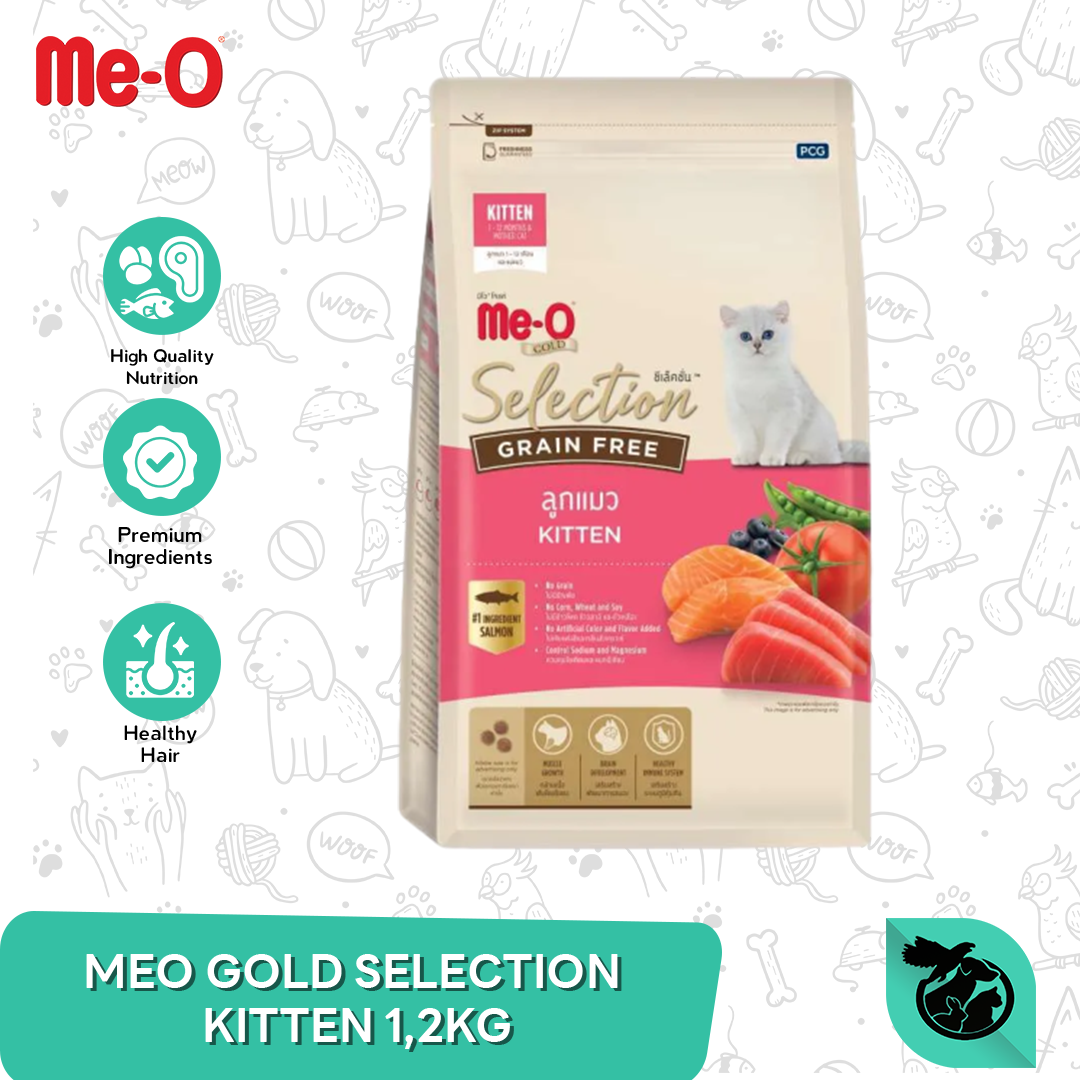 Makanan Kucing Meo Gold Selection Adult Kitten Cat Food 1.2 Kg - Image 2