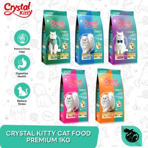 Makanan Kucing Crsytal Kitty Cat Food Fresh Pack 1 Kg