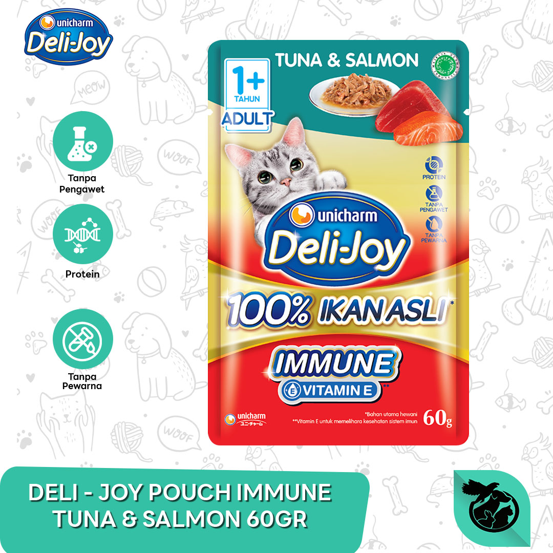 Makanan Kucing Basah Deli Joy Cat Wet Food Pouch Sachet 60gram - Image 2