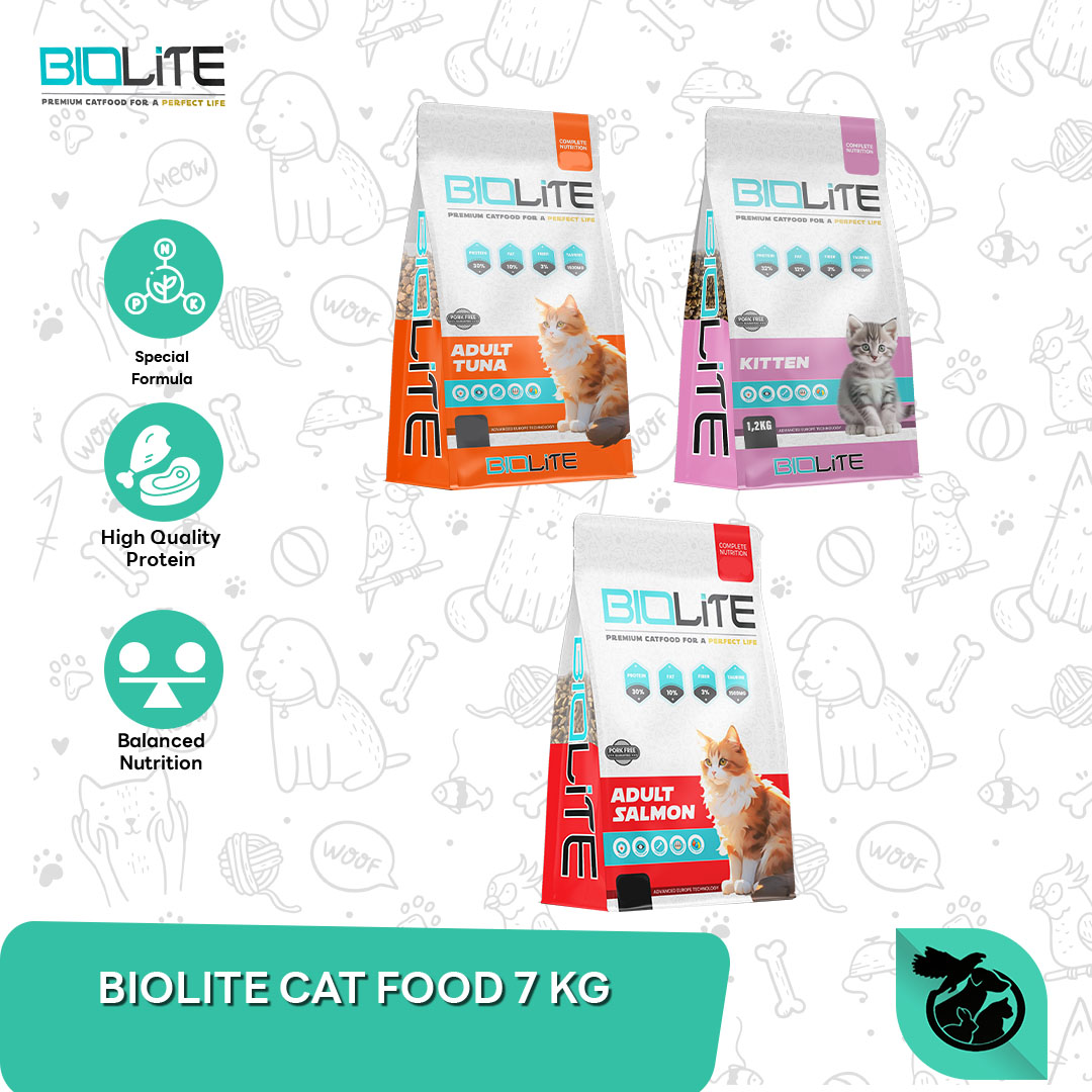 Makanan Kucing BioLite Cat food adult 7 KG