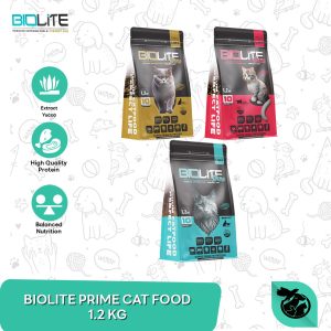 Makanan Kucing BioLite Prime Cat food adult 1.2 KG