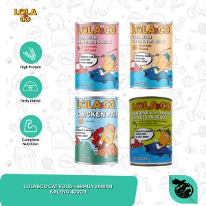 Lola&Co Cat Food Can Makanan Kucing Kaleng 400 Gram
