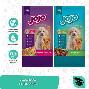 Jojo Dry Dog Food Adult Puppy Makanan Anjing 20 Kg