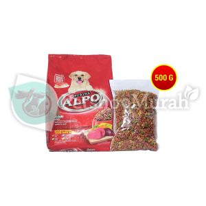 Alpo Makanan Kering Anjing Dog Food Dry Food Repacking 500gram