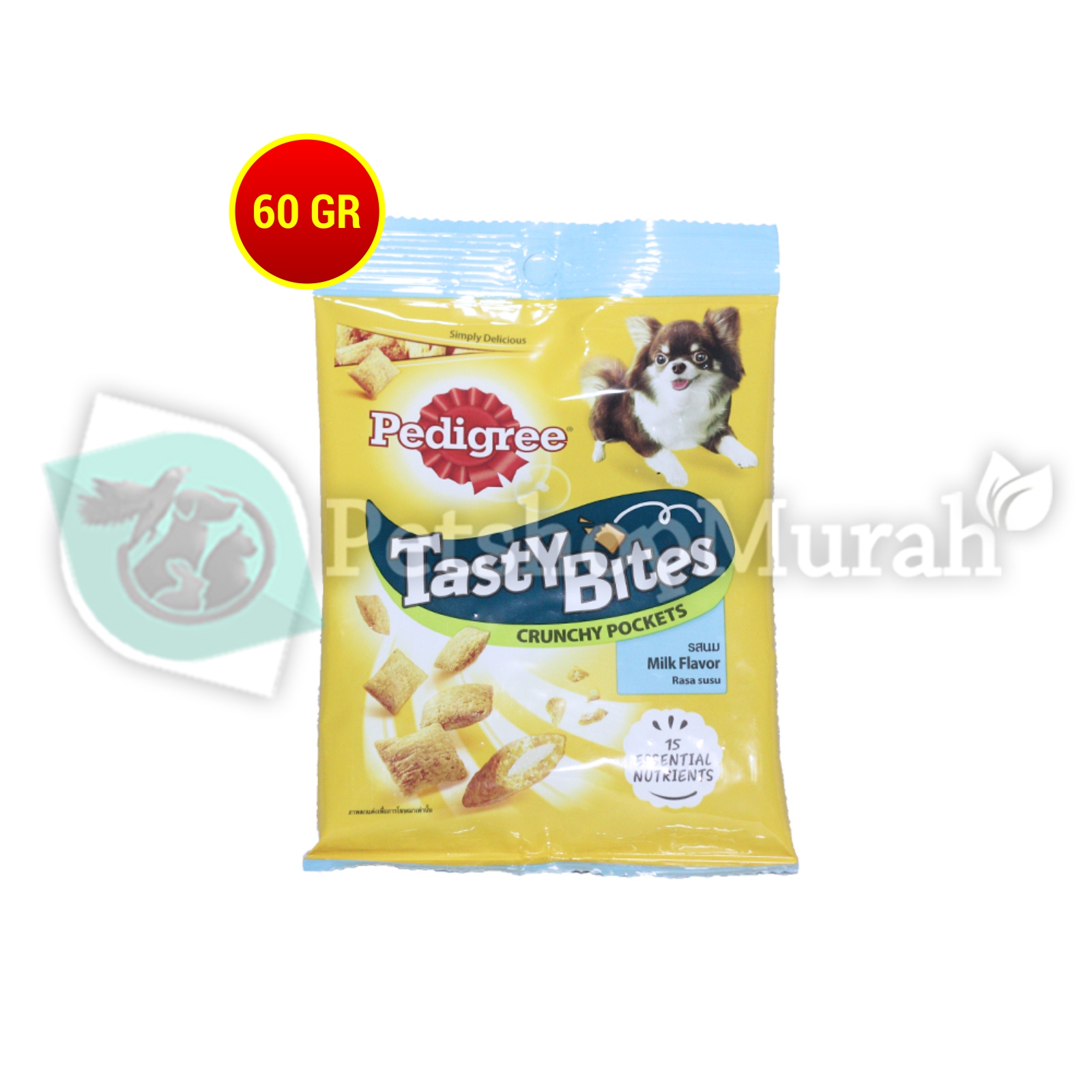 Pedigree Tasty Bites Dog Treats Snack Camilan Anjing 60gr - Image 2