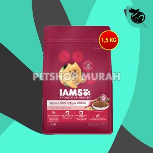 Iams Dog Food Small Breed Adult Makanan Anjing Dewasa Ras Kecil 1.5 KG