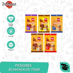 Pedigree Schmackos Dog Treats Snack Camilan Anjing 70gr