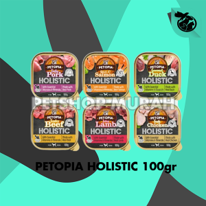 Makanan Anjing Basah Petopia Holistic Dog Wet Food Tray 100 Gram