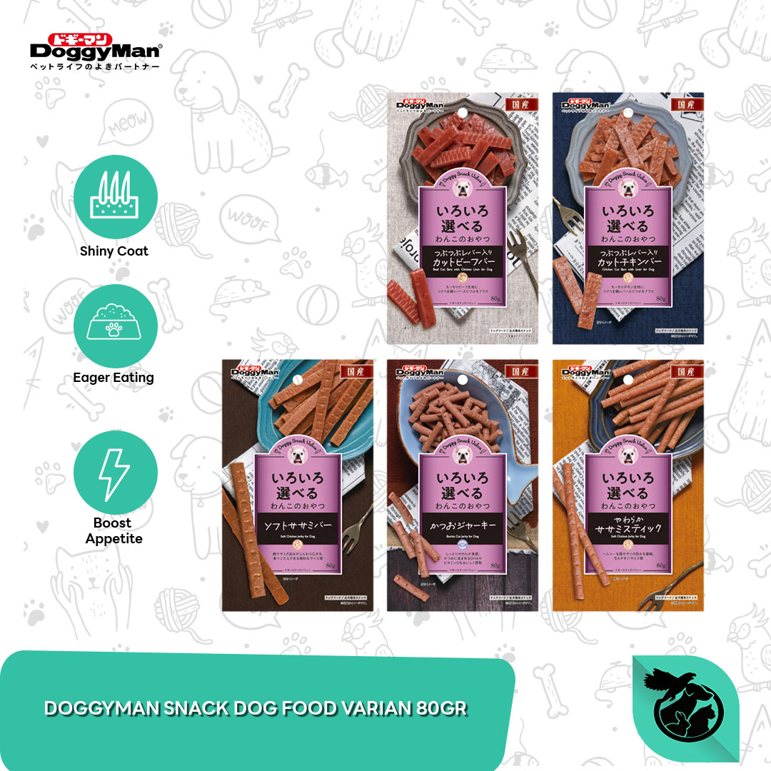 Doggyman Dog treats Snack Cemilan Anjing 80 gram