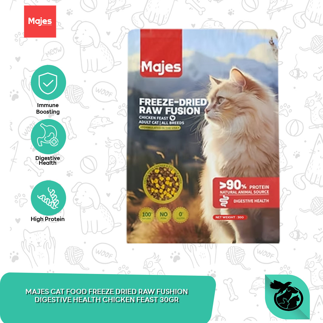 Majes Cat Dry Food Freeze Dried Raw Fushion Makanan Kucing 30 Gram - Image 2