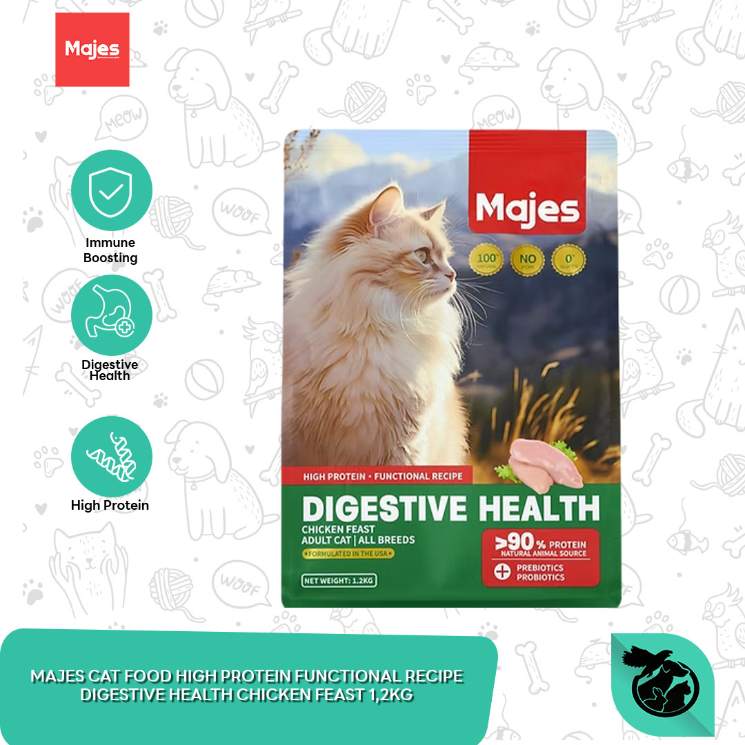 Majes Cat Dry Food High Protein Functional Makanan Kucing 1.2 KG - Image 2