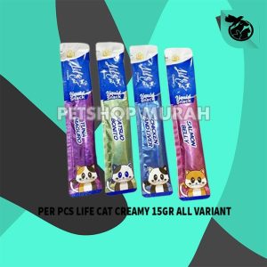 Life Cat Creamy Treats Wet Cat Food Snack Kucing 15gr Satuan