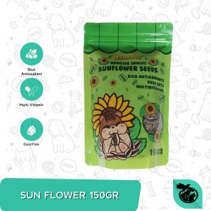 Makanan Hamster Hamsfood Sunflower Seeds Biji Kuaci Snack 150 Gram