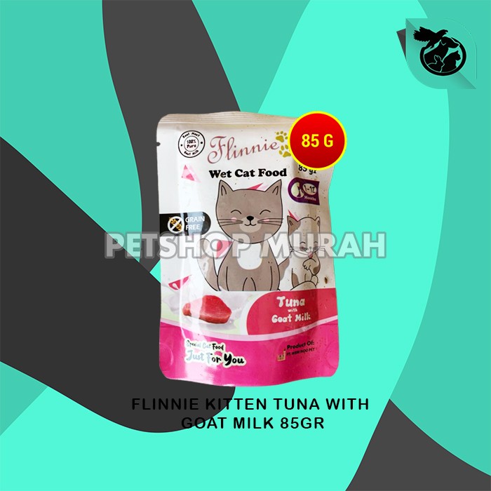 Makanan Kucing Basah Flinnie Wet Food Pouch Sachet 85 Gram - Image 3