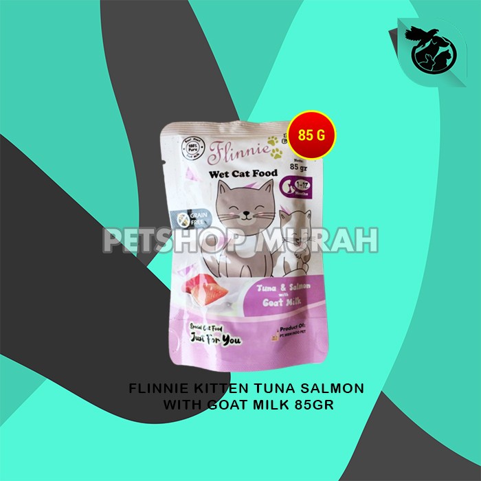 Makanan Kucing Basah Flinnie Wet Food Pouch Sachet 85 Gram - Image 2