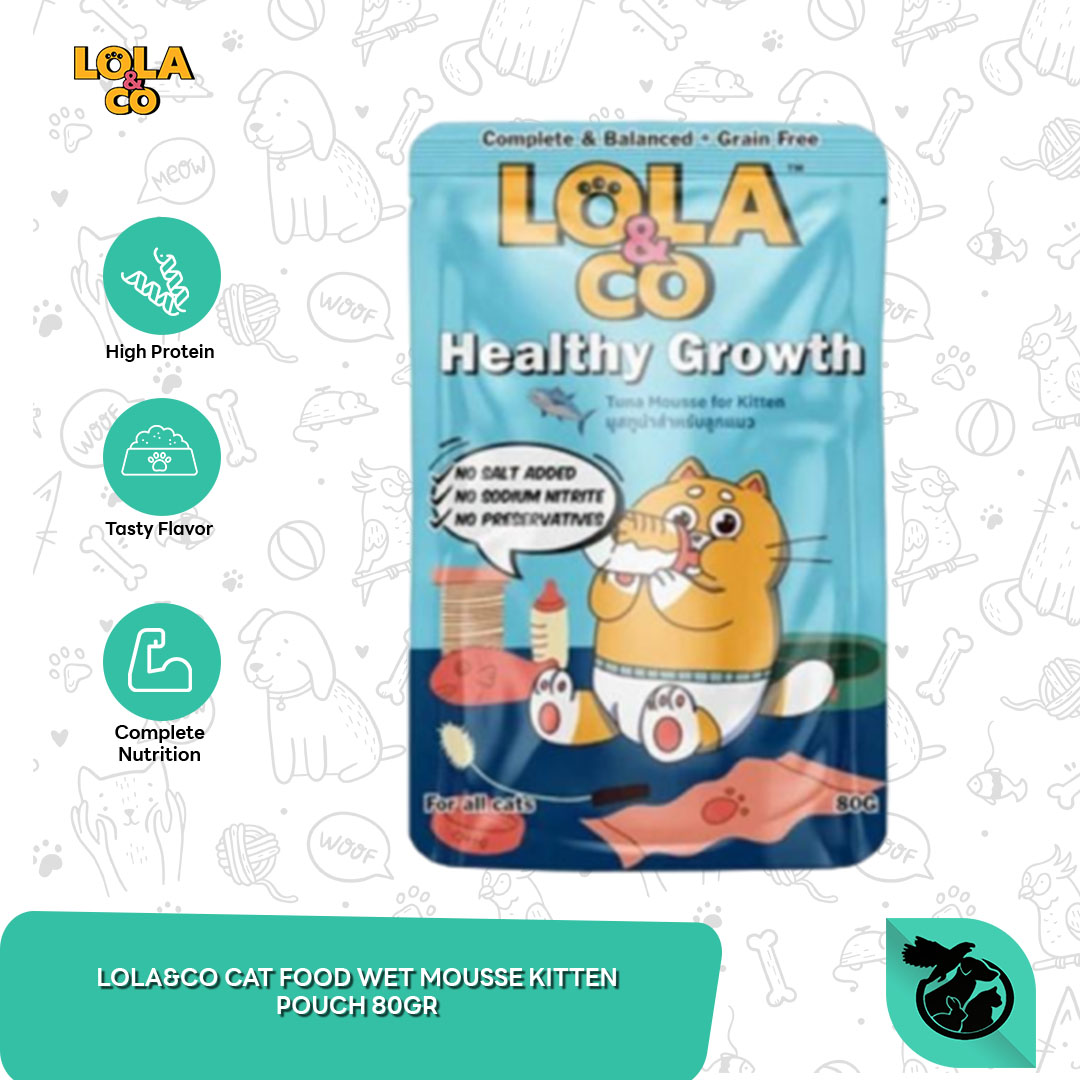 Lola&Co Cat Wet Food Pouch Makanan Basah Kucing Sachet 80 Gram - Image 5