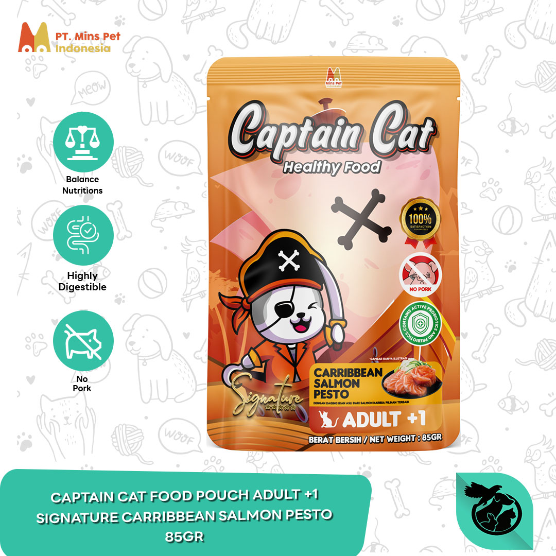 Makanan Basah Kucing Captain Pouch 85 Gram - Image 4