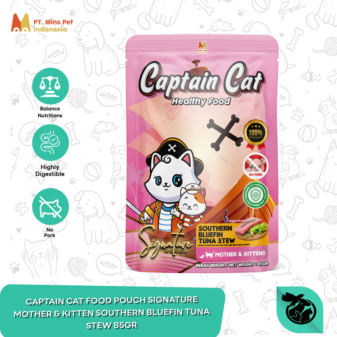 Makanan Basah Kucing Captain Pouch 85 Gram - Image 5