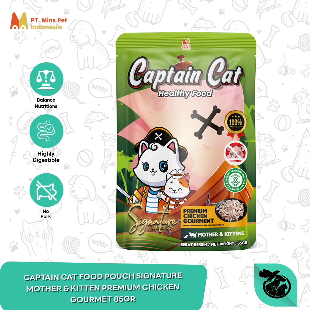 Makanan Basah Kucing Captain Pouch 85 Gram - Image 6