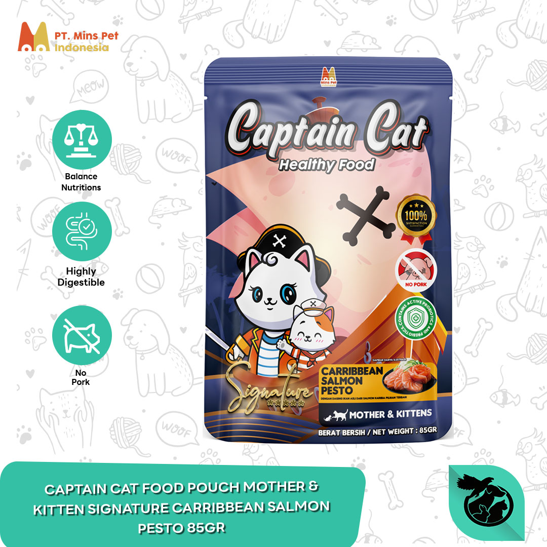 Makanan Basah Kucing Captain Pouch 85 Gram - Image 8