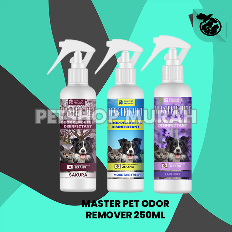 MASTER Pet Odor Remover & Disinfectant Penghilang Bau 250ml