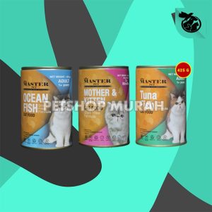 Makanan Kucing Kaleng Master Wet Cat Food Can 425